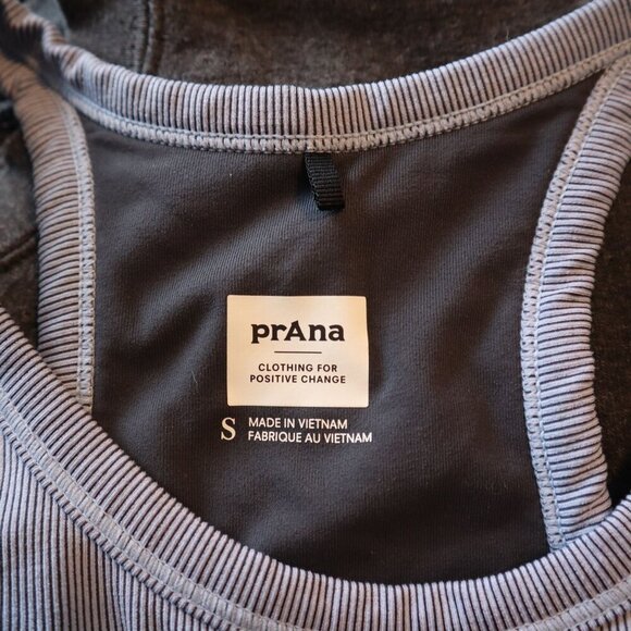 Prana Blue Longline Sports Bra Size Small - Picture 5 of 5